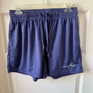 Inaka Power Women's Athletic Shorts in Deep Blue